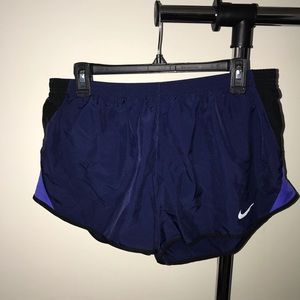 blue nike running shorts